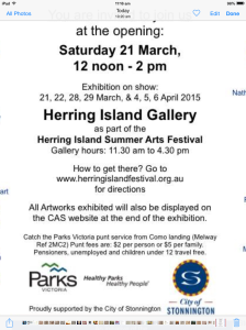 Herring Island A4 Exhibition